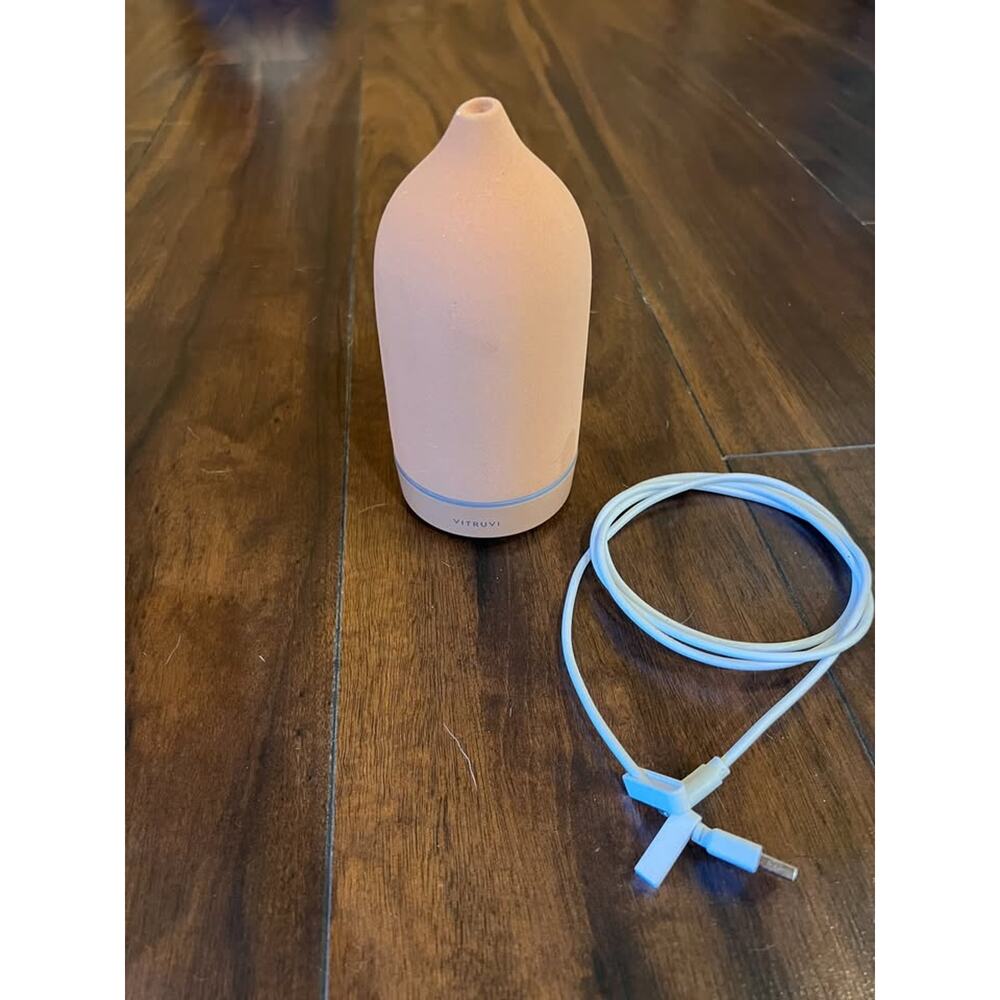 Vitruvi Stone Diffuser, Ceramic Essential Oil Diffuser for Aromatherapy